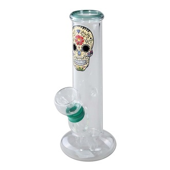 Skleněn&yacute; mini bong Skull (Near Dark)