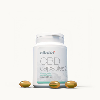 CBD měkk&eacute; kapsle 5 % 500 mg (Cibdol)