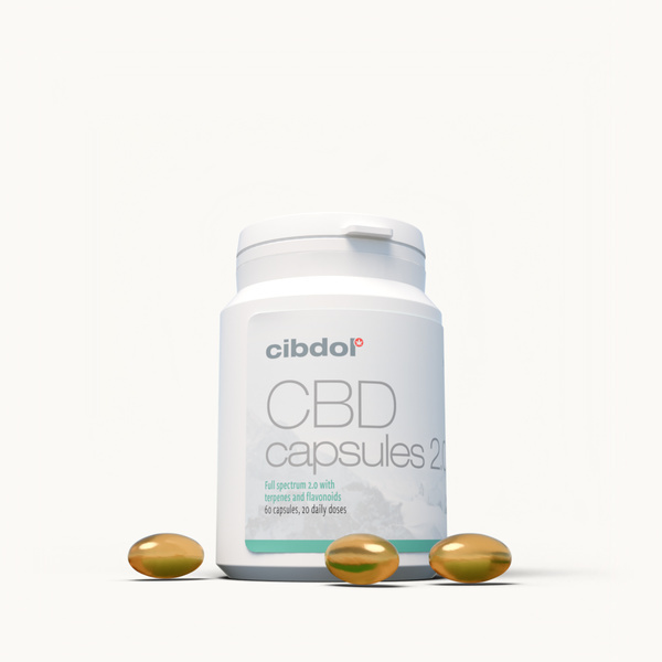 CBD softgel kapsle 20 % 2000 mg (Cibdol)