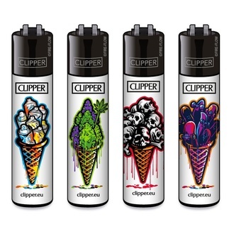 Zapalovač Ice waffles (Clipper)