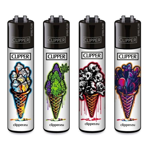 Zapalovač Ice waffles (Clipper)