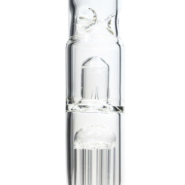 Skleněný bong na bylinky a oleje Black Leaf