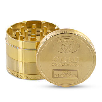 Kovová drtička 24K Gold