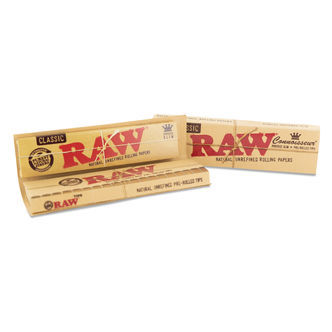 RAW Connoisseur pap&iacute;rky na balen&iacute; King Size + předrolovan&eacute; filtry
