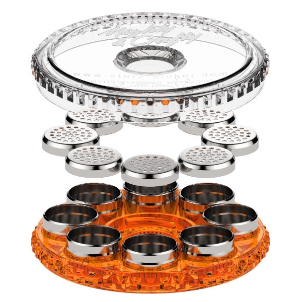 Zásobník s 8 dávkovacími kapslemi