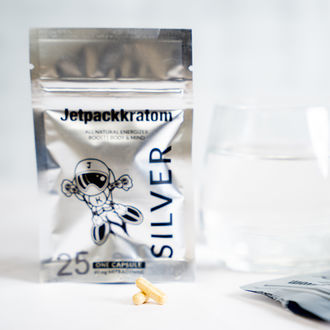 Jetpackkratom SILVER 60mg extrakt – kapsle