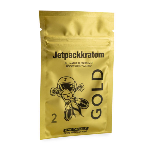 Jetpackkratom GOLD 80mg extrakt – kapsle