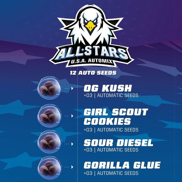 All Stars USA Automix (BSF Seeds) feminizovaná