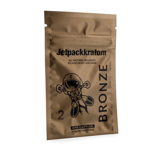 Jetpackkratom BRONZE 40mg extrakt – kapsle