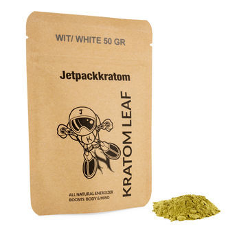 Jetpackkratom Kratom White &ndash; b&iacute;l&yacute; pr&aacute;&scaron;ek