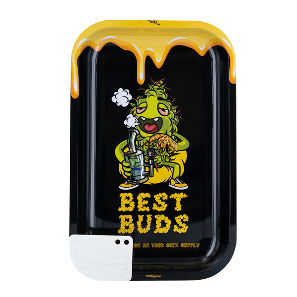 Best Buds kovový balicí tácek – velký