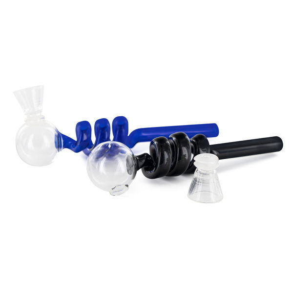 Spirálová skleněná dýmka DMT