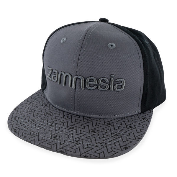 Šedá snapback kšiltovka Zamnesia