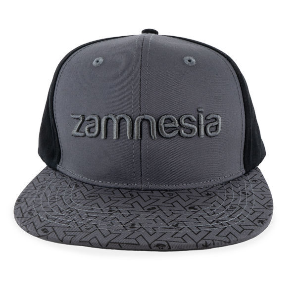 Šedá snapback kšiltovka Zamnesia