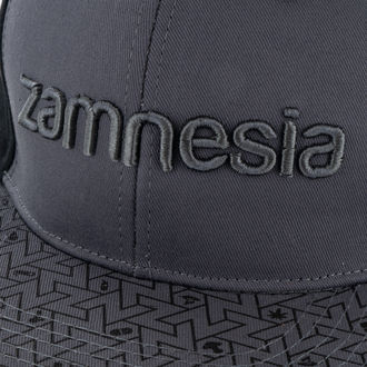 Šedá snapback kšiltovka Zamnesia