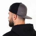 Šedá snapback kšiltovka Zamnesia
