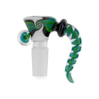 Skleněná miska Swirl (Black Leaf) 14.5