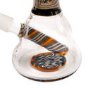 Mini olejový bong Orange Swirl (Black Leaf)