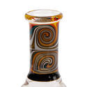 Mini olejový bong Orange Swirl (Black Leaf)