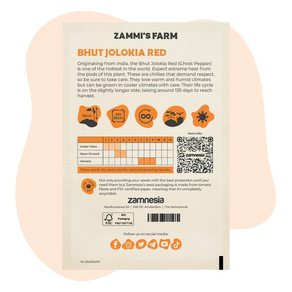 Semena Bhut Jolokia (Ghost Pepper)