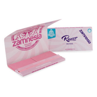 Růžov&eacute; pap&iacute;rky na balen&iacute; &bdquo;Runtz&ldquo; Kingsize + filtry + t&aacute;cek (Zamnesia)
