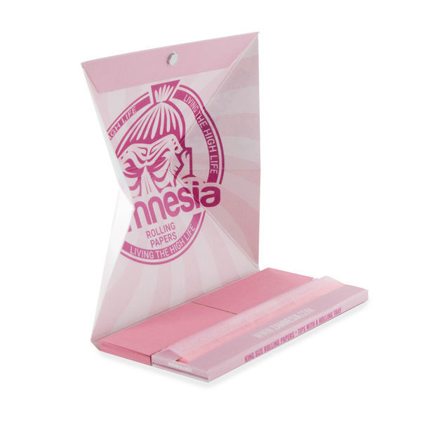 Růžové papírky na balení „Runtz“ Kingsize + filtry + tácek (Zamnesia)