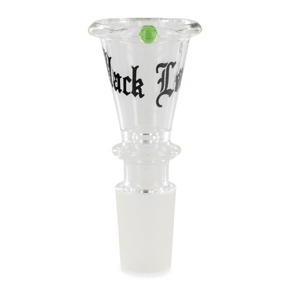 Skleněná konická hlavička (Black Leaf)