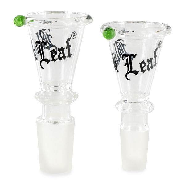 Skleněná konická hlavička (Black Leaf)