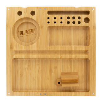 Bambusový trojitý skládací balicí tácek (RAW)