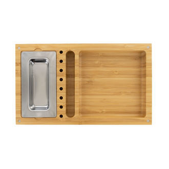 Bambusový trojitý skládací balicí tácek (RAW)