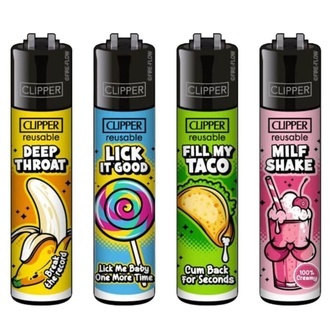 Zapalovač Porn Slogan (Clipper)