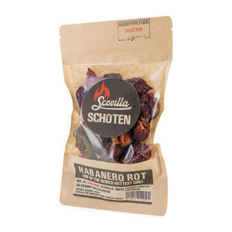 Su&scaron;en&eacute; chilli papričky Habanero Red (Scovilla)