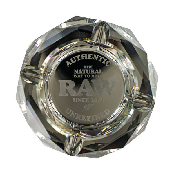 Skleněný popelník RAW