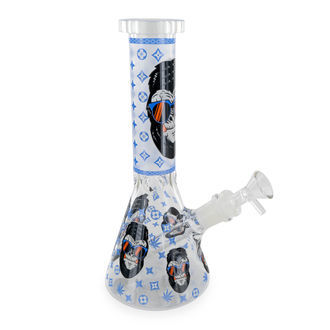 Svítící trojitě zesílený bong Gorilla do tmy