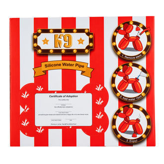 K9 silikonový vodní Bong (Piecemaker)