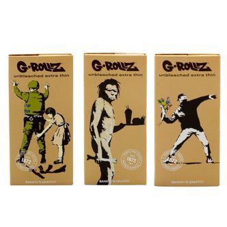 G-Rollz nebělen&eacute; pap&iacute;rky + filtry a t&aacute;cek na balen&iacute;