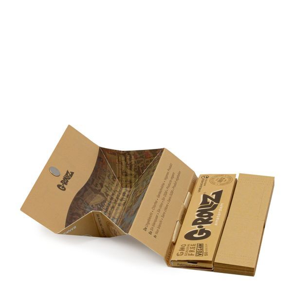 G-Rollz nebělené papírky + filtry a tácek na balení