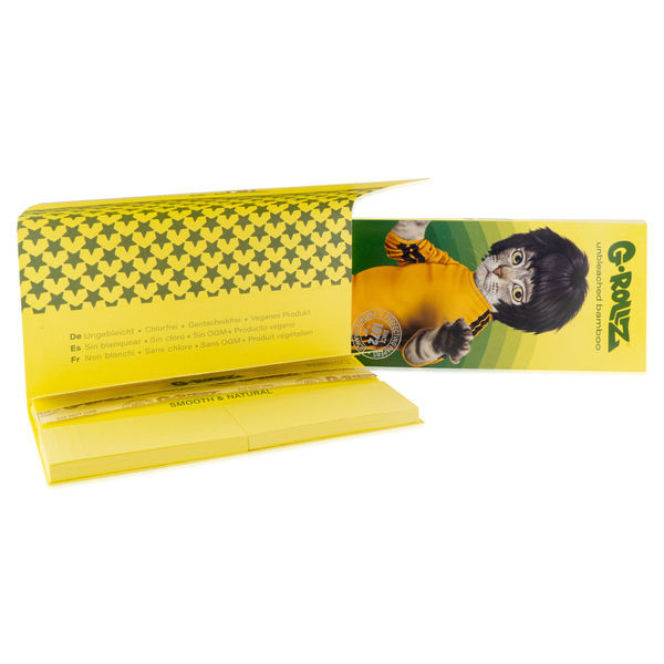 G-Rollz nebělené bambusové papírky na balení + filtry