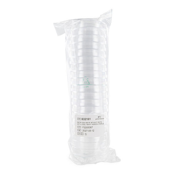 20 plastových Petriho misek, sterilních (Greiner)