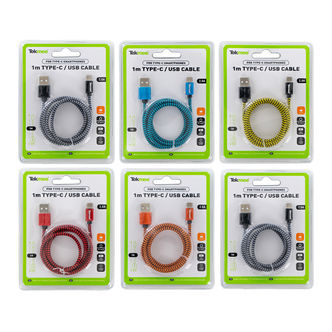 USB kabel (Micro & C) 1 m