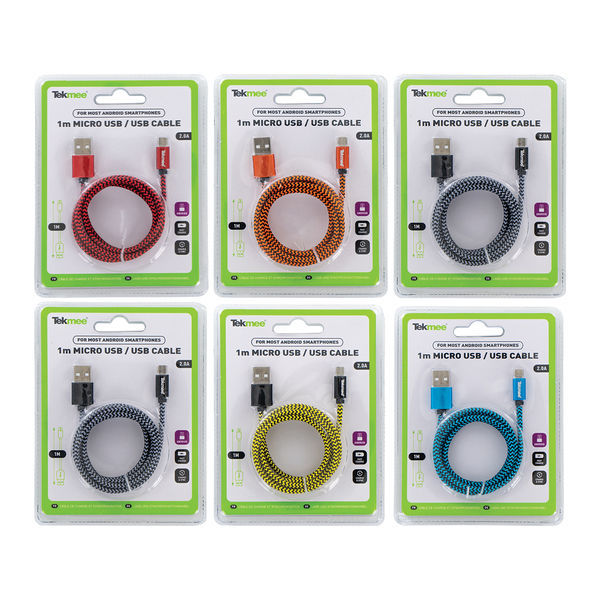 USB kabel (Micro & C) 1 m