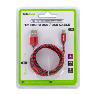 USB kabel (Micro & C) 1 m
