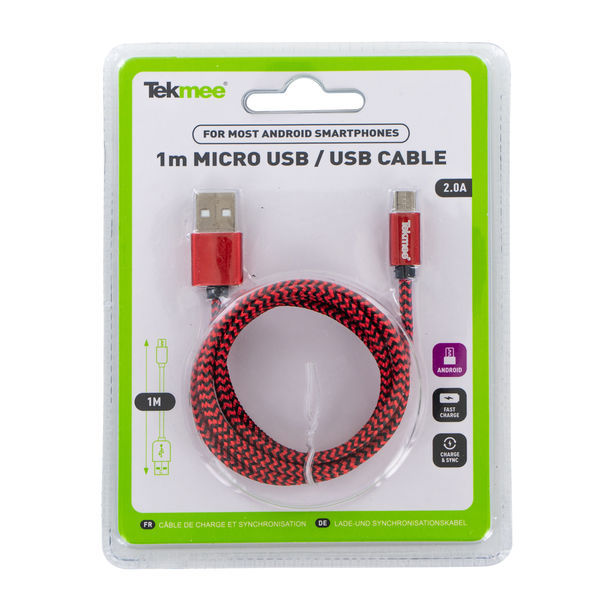 USB kabel (Micro & C) 1 m