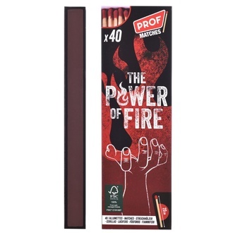 Zápalky 20 cm (PROF), 40 ks
