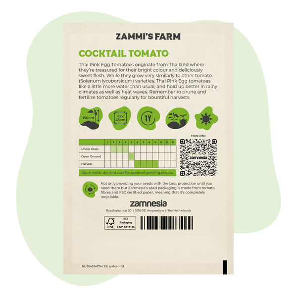 Koktejlové rajče 'Thai Pink Egg' (Solanum lycopersicum) – semena