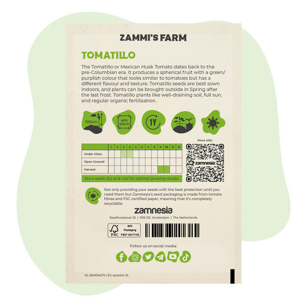 Semena tomatilla (Physalis ixocarpa)