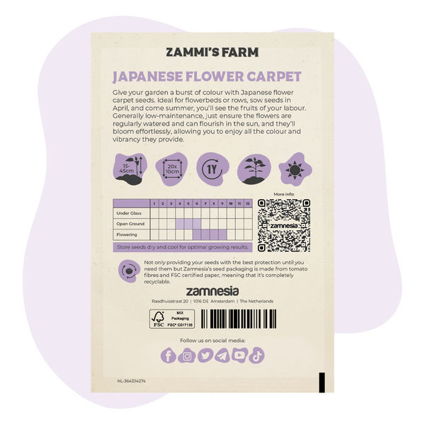Japonský květinový koberec – semena