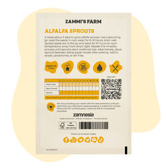 Semena klíčků vojtěšky (Medicago sativa)