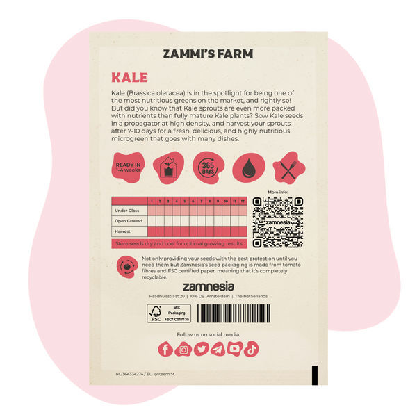 Microgreens kapusta (Brassica oleracea) – semena