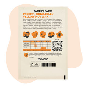 Maďarská žlutá pálivá paprika Hot Wax (Capsicum annuum) – semena